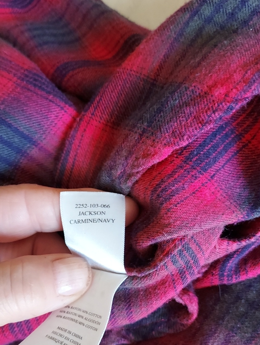 Rails Flannel Shirt Med - Picture 7 of 8